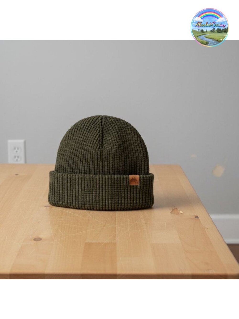 Merino Wool Blend Waffle Beanie No Lined Skull Watch Cap Winter Hat